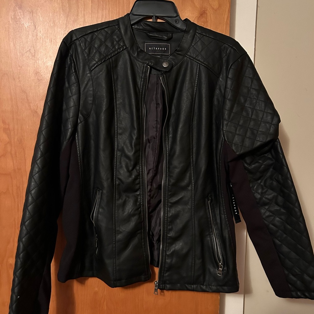 Metaphor Black Quilted Jacket